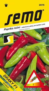 Paprika zel. pálivá F1 - Dráčiky F1 rýchl, pole 15s /SHU 1 000/