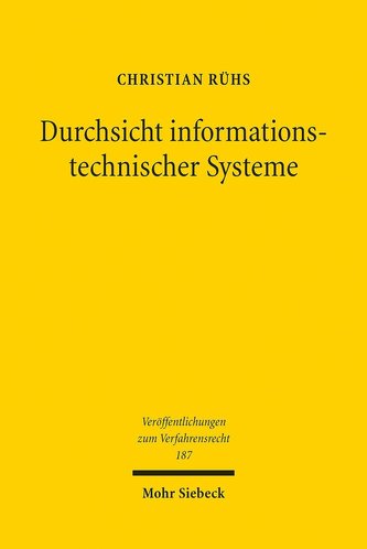 Durchsicht informationstechnischer Systeme