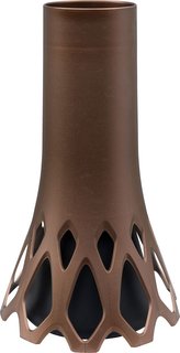 Váza hřbitovní Roseta bronz - se zátěží 1l