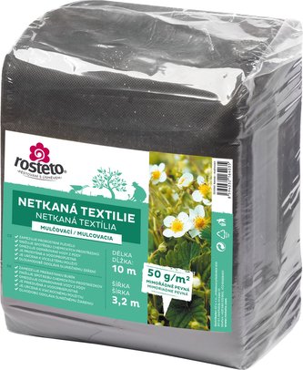 Neotex / netkaná textilie Rosteto - černý 50g šíře 10 x 3,2 m Neotex / netkaná textilie Rosteto - černý 50g šíře 10 x 3,2 m