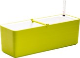 Truhlík samozavlažovací Berberis - zelená + bílá 80 cm