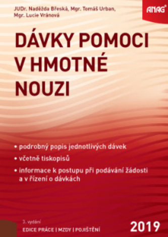 Dávky pomoci v hmotné nouzi 2019