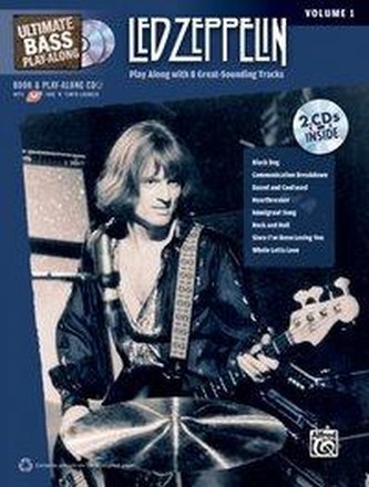 Ultimate Bass Play-Along Led Zeppelin, Vol 1: Play Along with 8 Great-Sounding Tracks (Authentic Bass Tab), Book & 2 CDs [With 2