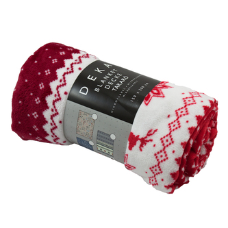 Mikroflanelová deka, 150x200 cm, sobíci