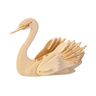 3D Dřevěné puzzle - Labuť