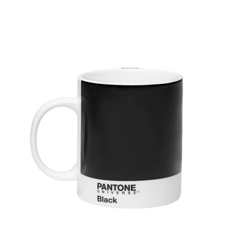 PANTONE Large Cup With Handle - Bone China - Black
