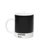 PANTONE Large Cup With Handle - Bone China - Black