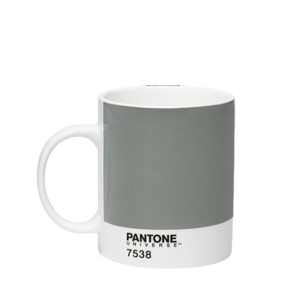 PANTONE Large Cup With Handle - Bone China - Gray 7538
