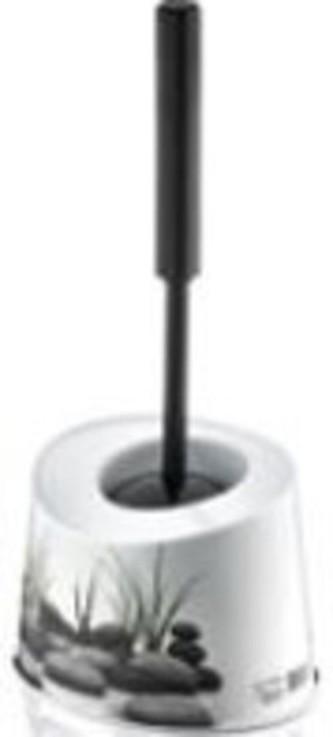 WC souprava oválná dekor "Kameny" plast