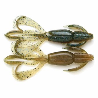 Keitech: Gumová nástraha Crazy Flapper 3,6" 9,1cm 6,6g Green Weenie Blue 7ks