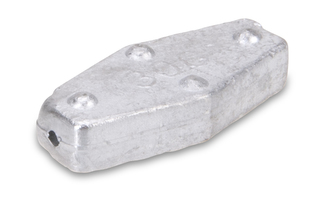 šestihranné ploché olovo 100 g, 1 ks/bal