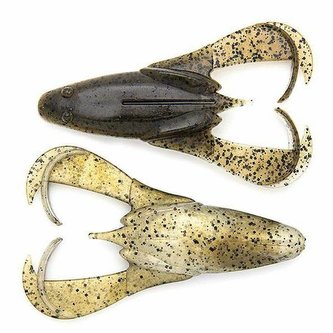 Keitech: Gumová nástraha Noisy Flapper 3,5" 8,9cm 16,3g Green Pumpkin Frog 5ks