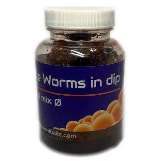 - Boilies Worms v dipu 150ml mix Ø