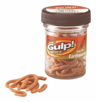 GULP Žížala 10cm HNĚDÁ