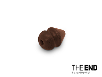 Kónická nárazová korálka THE END Heli Stopper / 15ks