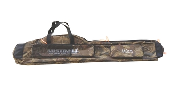 Pouzdro na pruty, 2 komory, 130 cm, lesní vzor