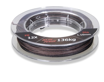 šňůra na návazce Camou X-12 Leader 12X, 0,8 mm, 89 kg, 25 m