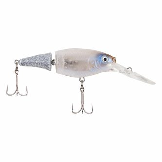 FLICKER SHAD JOINTED FIRE TAIL 7CM GHOST GLITTER