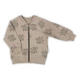 Kojenecká tepláková mikina Nicol Ella béžová - velikost 62 (3-6m)