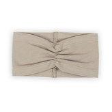 Kojenecká bavlněná čelenka Nicol Ella béžová - velikost 80/86