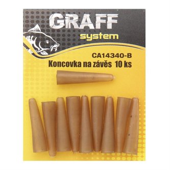 Graff: Koncovka na závěs Hnědá