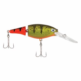 FLICKER SHAD JOINTED FIRE TAIL 5CM HOT PERCH