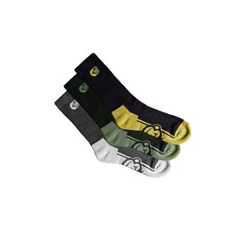 RIDGEMONKEY: Ponožky APEarel Crew Socks 3ks Velikost 39-43 (UK 6-9)