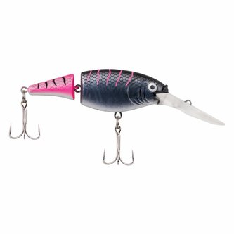 FLICKER SHAD JOINTED FIRE TAIL 7CM MF BLACK COUGAR
