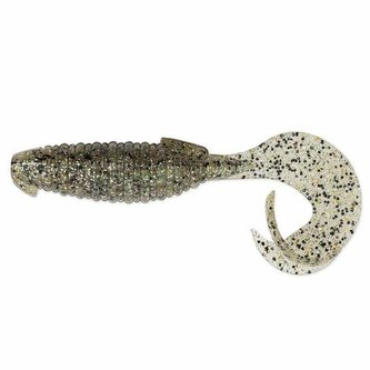 Keitech: Gumová nástraha Flapper Grub 4" 10,2cm 6,5g Silver Shad 7ks