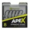 RIDGEMONKEY: Háček Ape-X Straight Point Barbed Velikost 6 10ks