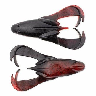 Keitech: Gumová nástraha Noisy Flapper 3,5" 8,9cm 16,3g Black Red Berry 5ks