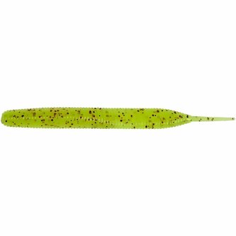 Keitech: Sexy Impact 2,8" 7,1cm 1,5g Chartreuse Red Flake 12ks