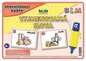 Procvičovací karty - Vyjmenovaná slova BLM Procvičovací karty - Vyjmenovaná slova BLM