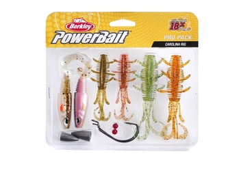 Sada gumových nástrah a jigových hlaviček Pro Pack Carolina Rig