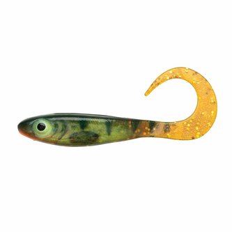 MCPERCH CURLY SVARTZONKER 11CM MOTOROIL PERCH