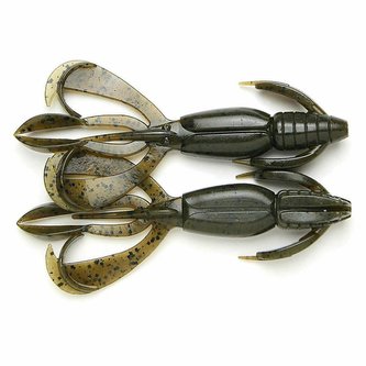 Keitech: Gumová nástraha Crazy Flapper 3,6" 9,1cm 6,6g Green Pumpkin PP 7ks