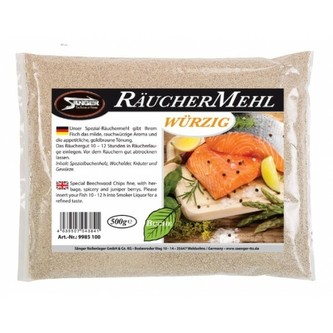 Bukové piliny na uzení Räuchermehl - hrubé, 1kg