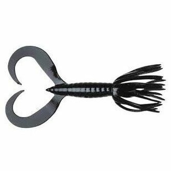Keitech: Gumová nástraha Little Spider 3,5" 8,9cm 2,7g Black 5ks