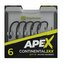 RIDGEMONKEY: Háček Ape-X Continental 2XX Barbed Velikost 4 10ks