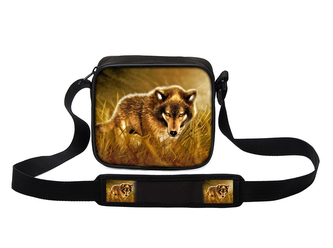 Taška přes rameno MINI s vlkem 02 MyBestHome 19x17x6 cm