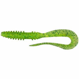Keitech: Mad Wag Slim 4,5" 11,4cm 2,9g Lime Chartreuse 9ks