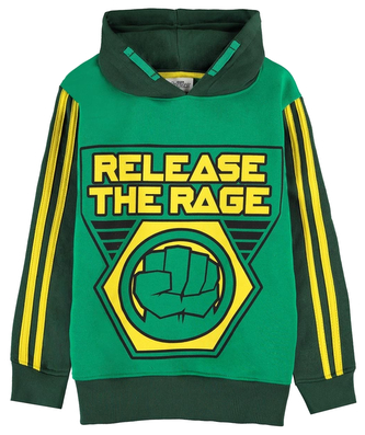 Dětská mikina Marvel|Hulk: Release The Rage (134-140 cm) zelená bavlna