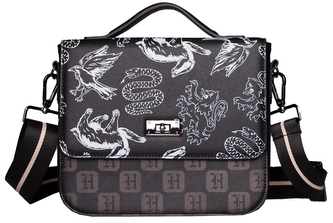 Mini dámská taška na rameno Harry Potter: Wizards Unite Bradavické koleje (21 x 17 x 6 cm)