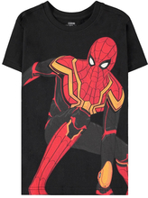 Dětské tričko Marvel|Spiderman: Integrated Suit (146-152 cm) černá bavlna