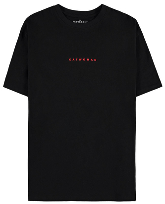 Dámské tričko DC Comics|Batman: Catwoman (L) černá bavlna