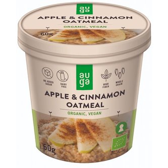 BIO Celozrnná ovesná kaše - Auga - meruňka banán - 12 x 60 g