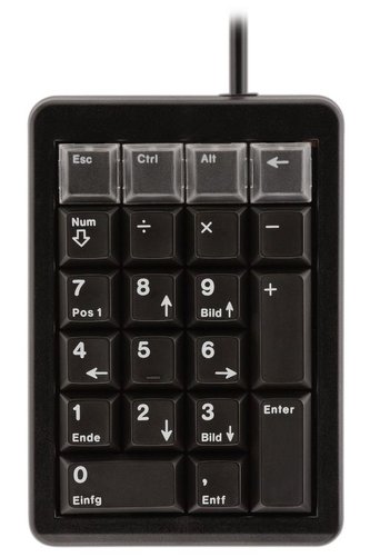 CHERRY numerická klávesnice PN G84-4700LUCUS-2 / USB/ 20 progr. kláves / černá/