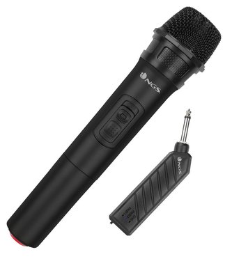 NGS SINGER AIR bezdrátový mikrofon pro karaoke/ Jack 6,3mm