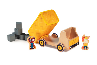 Lilliputiens - dřevěná sklápěčka a lemur Georges