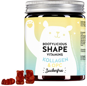 Bears With Benefits Zpevňující vitamíny s kolagenem Bootylicious Shape 60 ks